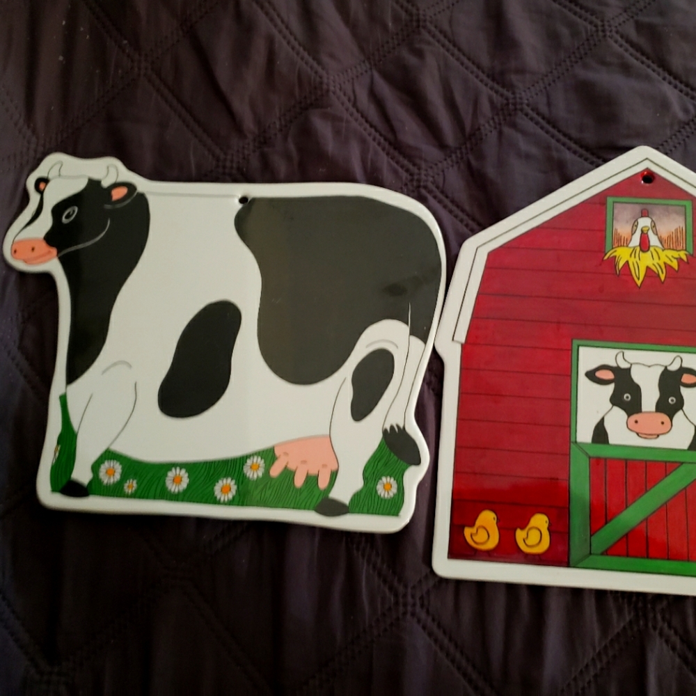 Melamine farm style cutting boards